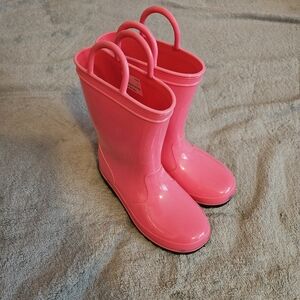 Alpine Kids Pink Rain Boots Size 12